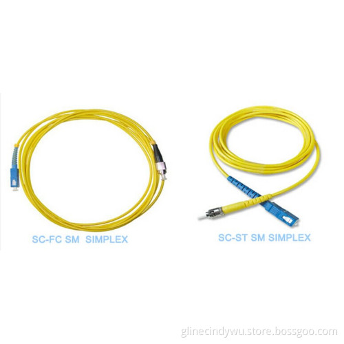 FC/APC-SC/APC SM simplex Tensile Strength Waterproof Optical fiber cable